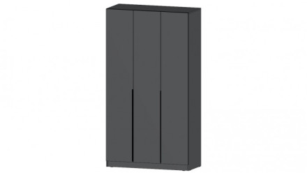 Шкаф 3-х створчатый Элегант, Графит 