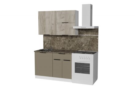 Кухонный гарнитур Альба лайт, 120 см 